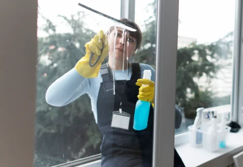 Nettoyage de vitres intérieures et extérieures à Thury